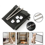 Puerta de Seguridad Plegable para Mascotas y Bebés