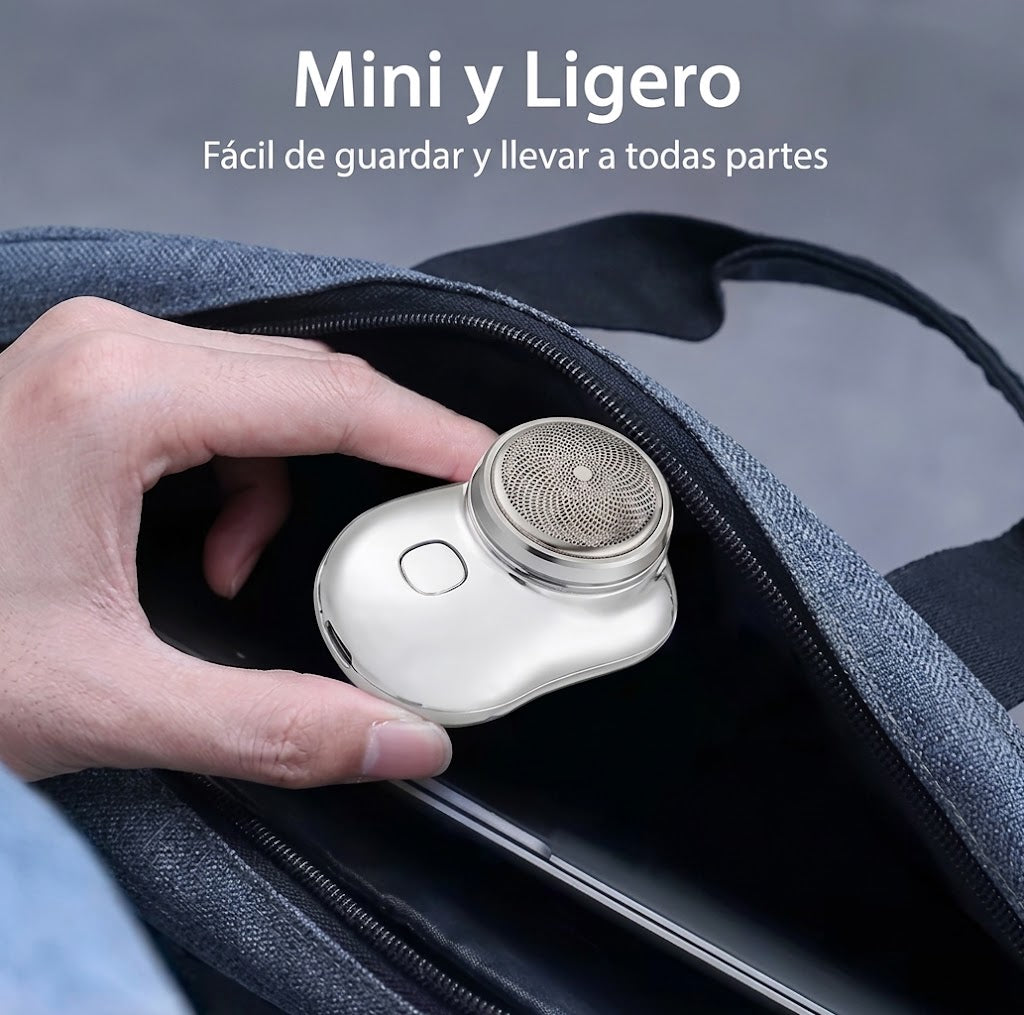 Mini Afeitadora Portátil Recargable | Silenciosa y Lavable