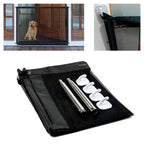 Puerta de Seguridad Plegable para Mascotas y Bebés